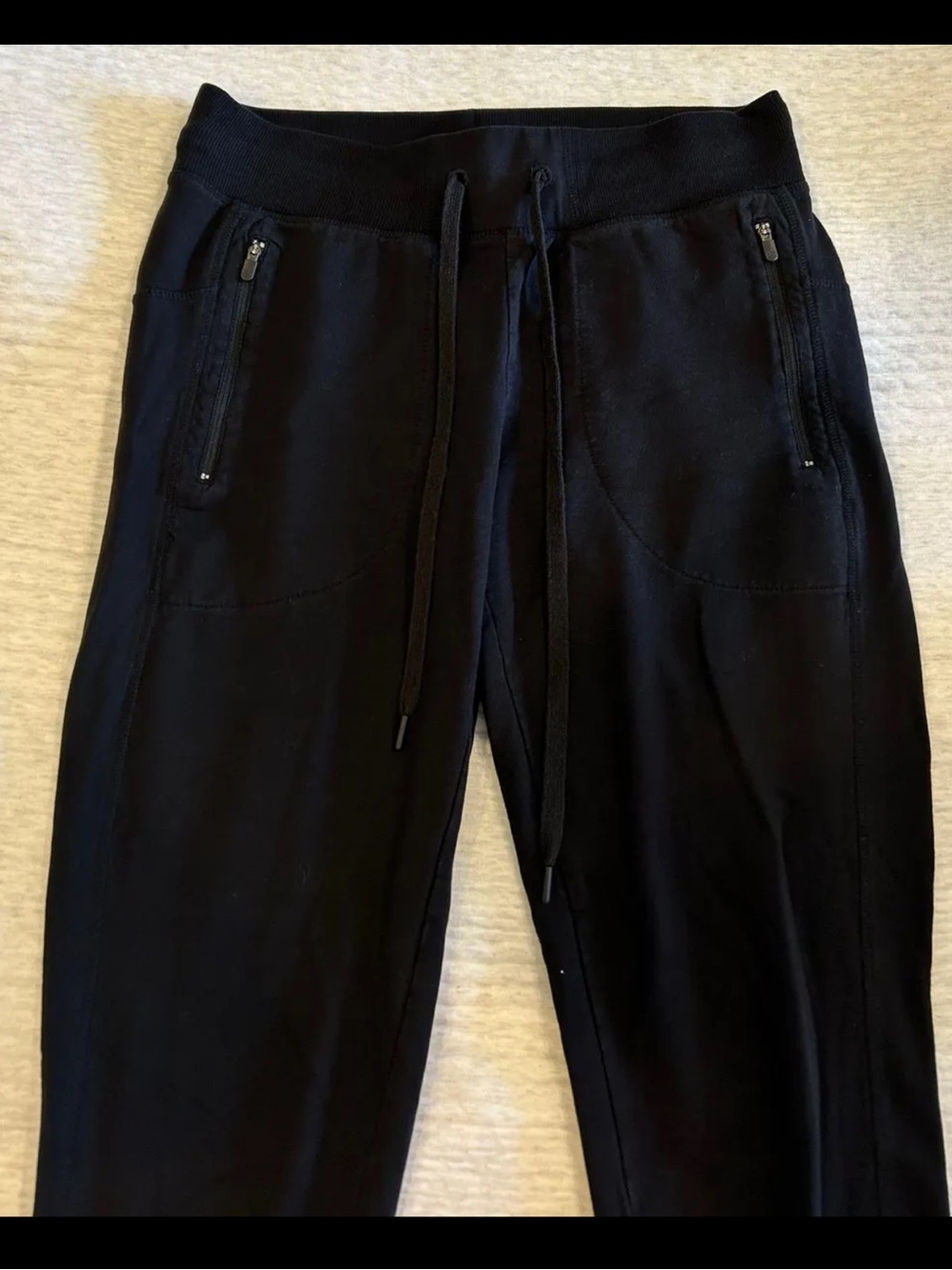 Zella Black Jogger Sweatpants with Zip Pockets